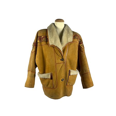 GIACCA VINTAGE IN MONTONO ROVESCIATO