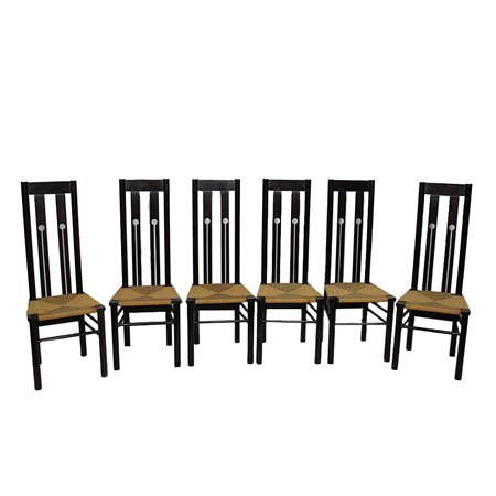 SET DI 6 SEDIE ANNI 70