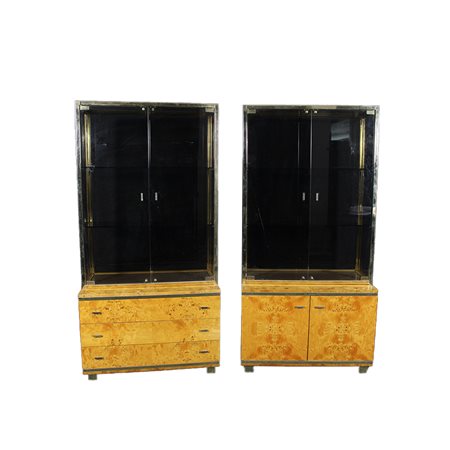 COPPIA DI VETRINE ANNI 70