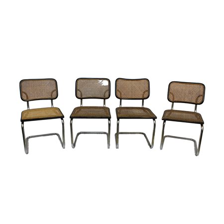 SET DI 4 SEDIE CANTILEVER