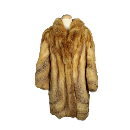 PELLICCIA LUNGA IN VERA VOLPE ROSSA