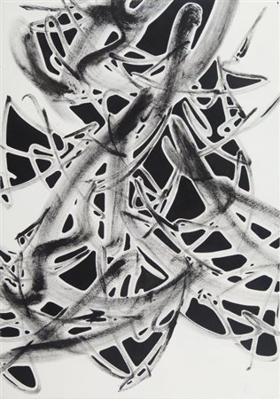 GIOVANNI ASDRUBALI (1955-) Scatalande 1994acrilico su tela cm 110x80firmato,...