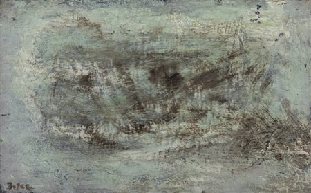 GIANFRANCO FASCE (1927-2003) Senza titolo olio su tela cm 22x35firmato in...