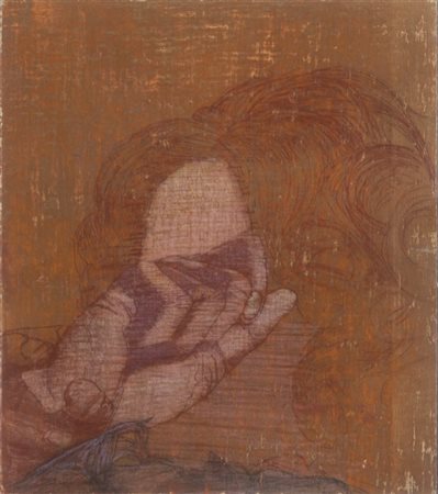 LORENZO TORNABUONI (1934-2004) Il sognoacrilico su tela cm 23x20firmato e...