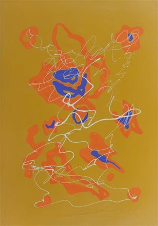 GIULIO TURCATO (1912-1995) Arcipelagoacrilico su tela cm 100x70firmato sul...