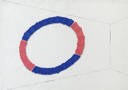 PINO PINELLI (1938-) Pittura su carta 1994tecnica mista su carta cm...