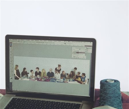 MICHELANGELO PISTOLETTO (1933-) Prima scena-Miniatura 2009inox supermirror...