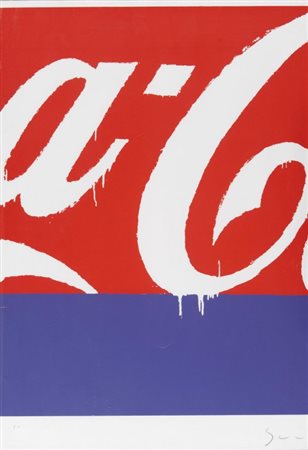MARIO SCHIFANO (1934-1998) Senza titolo, "Coca Cola"litografia 100x70...