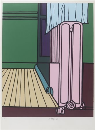 ADAMI VALERIO (1935-) Senza titolo 1970litografia cm 100x70firmato e datato...