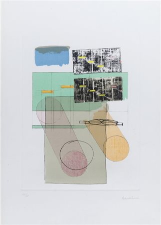 AGOSTINO BONALUMI (1935-2013) Senza titololitografia cm 49x34esemplare...