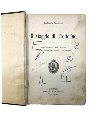 Ildebrando Bencivenni (1852 - 1923)  - Il viaggio di Trottolino, 1902