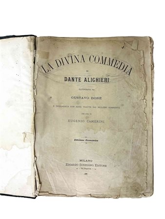 Dante Alighieri (Firenze 1265 - Ravenna 1321)  - Divina Commedia, 1887