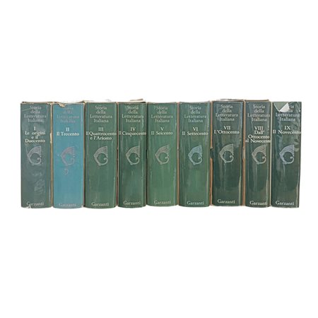 Storia della letteratura italiana, 9 volumes