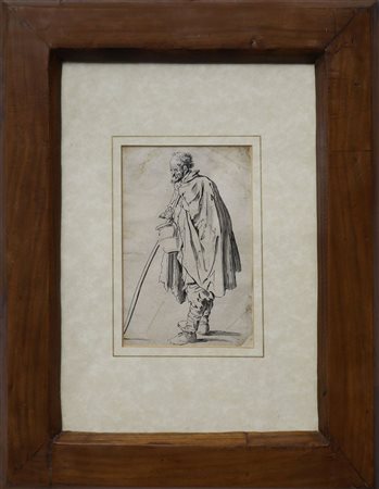 Jacques Callot (Nancy 1592 - 1635)  - Dalla serie “I Mendicanti” 2°stato