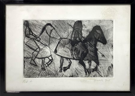 Cavalieri crociati a cavallo