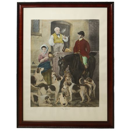 My guest, incisione a colori