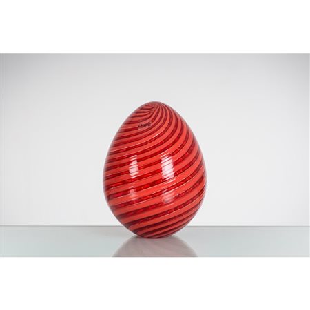 VENINI, Uovo a canne colorate