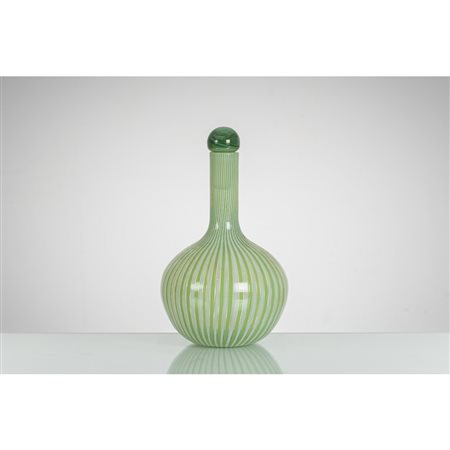 VENINI, Bottiglia in vetro