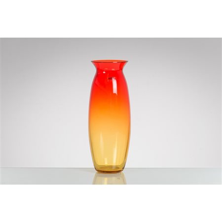 ALFREDO BARBINI, Vaso in vetro