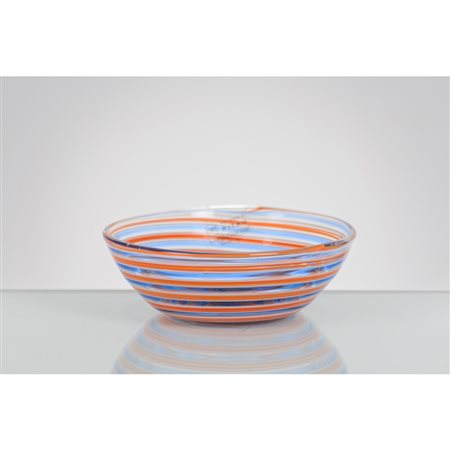 VENINI, Coppa in vetro