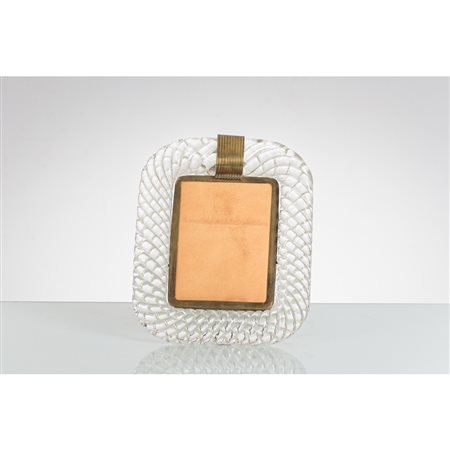 VENINI (Attr.le), Cornice portafoto in vetro