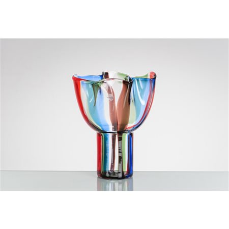 TIMO SARPANEVA, Vaso modello “Kukinto” in vetro