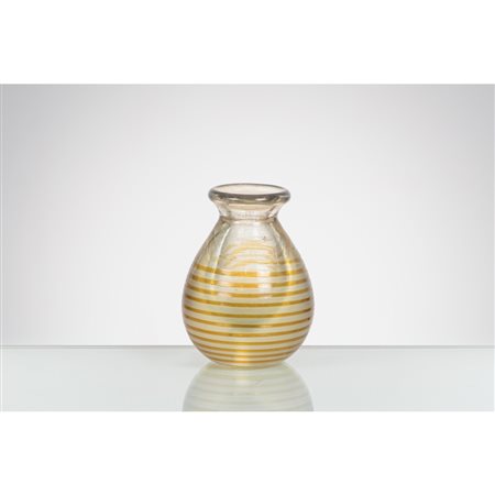 CARLO SCARPA, Bottiglia in vetro