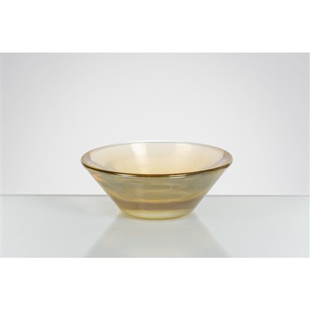 CARLO SCARPA, Coppa in vetro