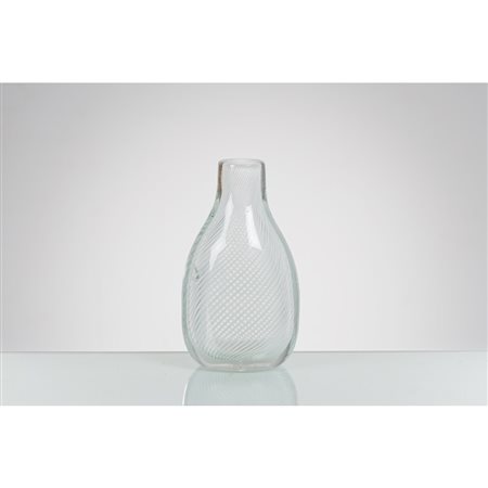 CARLO SCARPA, Bottiglia in vetro