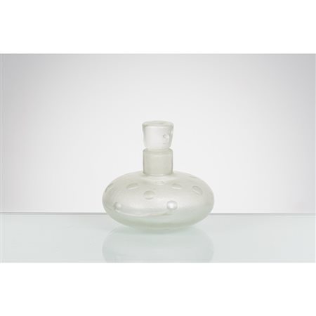 CARLO SCARPA, Bottiglia con tappo in vetro