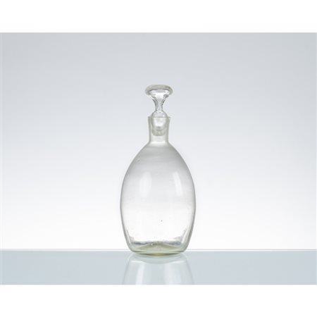 CARLO SCARPA, Bottiglia in vetro