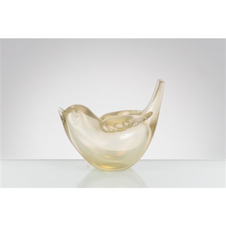 TYRA LUNDGREN, Figura di uccello modello “2627” in vetro