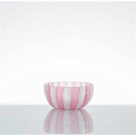 PAOLO VENINI, Coppa semisferica in vetro