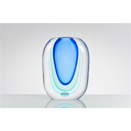 LUIGI ONESTO, Vaso in vetro