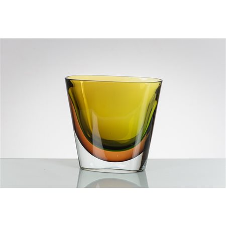 FLAVIO POLI, Vaso in vetro modello “12001”