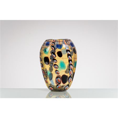 FRATELLI TOSO (Attr.le), Vaso in vetro