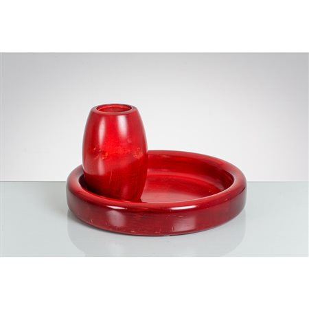 PIERO MANZONI, Due oggetti in legno colorato