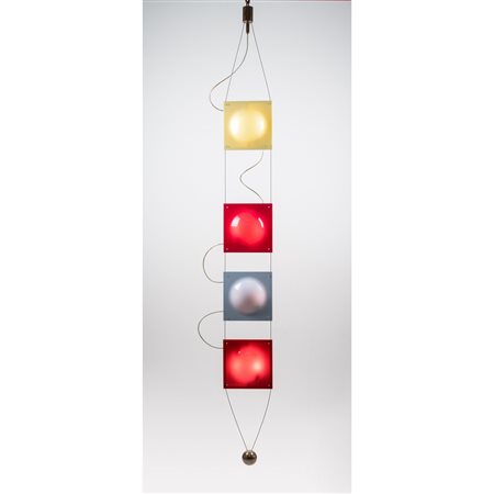 ETTORE SOTTSASS, Rara lampada a sospensione modello “12625”