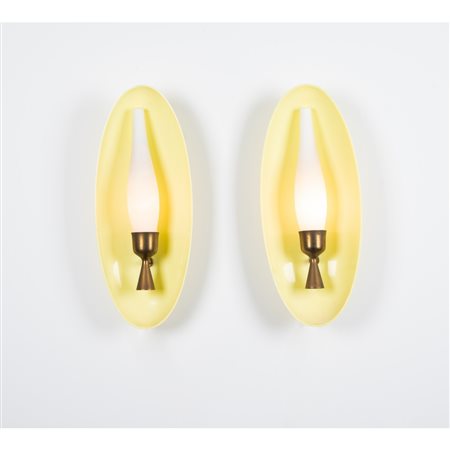 ANGELO LELLI, Coppia di lampade da parete modello “12645”