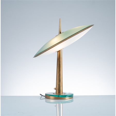 MAX INGRAND, Lampada da tavolo modello "1538" "Disco Volante"