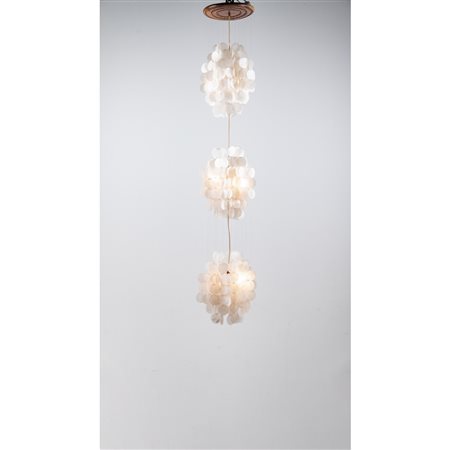 PRODUZIONE FRANCESE 1970 ca., Lampada a sospensione