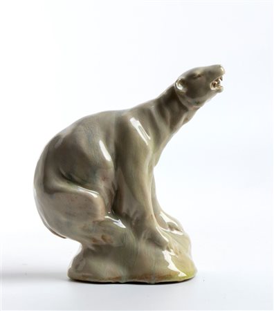 DOMENICO MASTROIANNI (Arpino 1876 - Roma 1962), Orso polare 