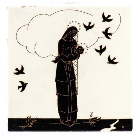 MANIFATTURA LAVENO, Mattonella con Natività