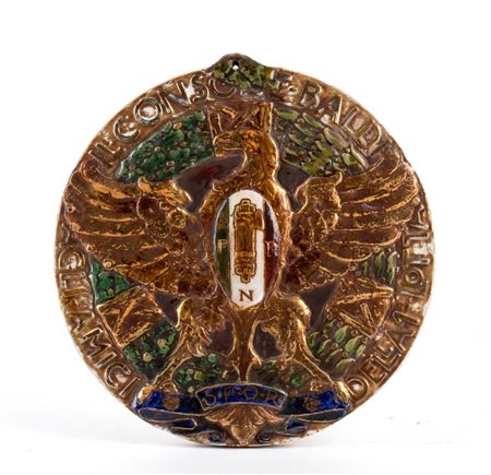 TITO CHINI (attribuito a) (Firenze 1898 - Desio 1947), Ceramica commemorativa