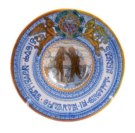 GALILEO CHINI (Firenze 1873 - 1956), Piccolo piatto