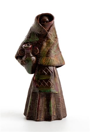 GIUSEPPE SILECCHIA (Porto Azzurro 1927 - Sassari 2015), Donna in costume sardo