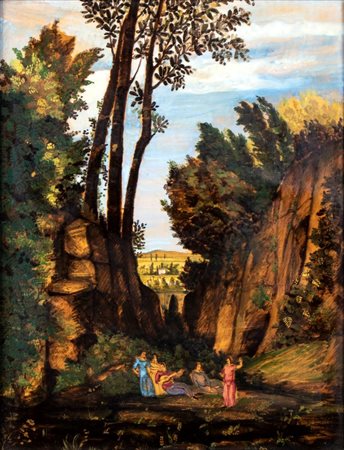 RENATO BASSANELLI (Civita Castellana 1896 - Roma 1973), Concerto nel bosco