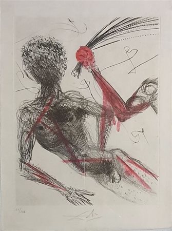 Salvador Dalì “The woman with a whip” 1968