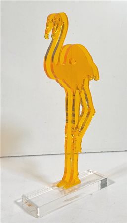 Gino Marotta “Fenicottero artificiale” 2010