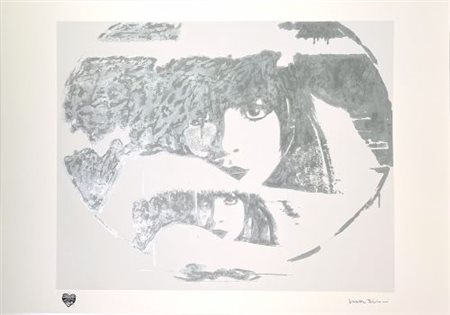 Giosetta Fioroni “Doppio Liberty silver”